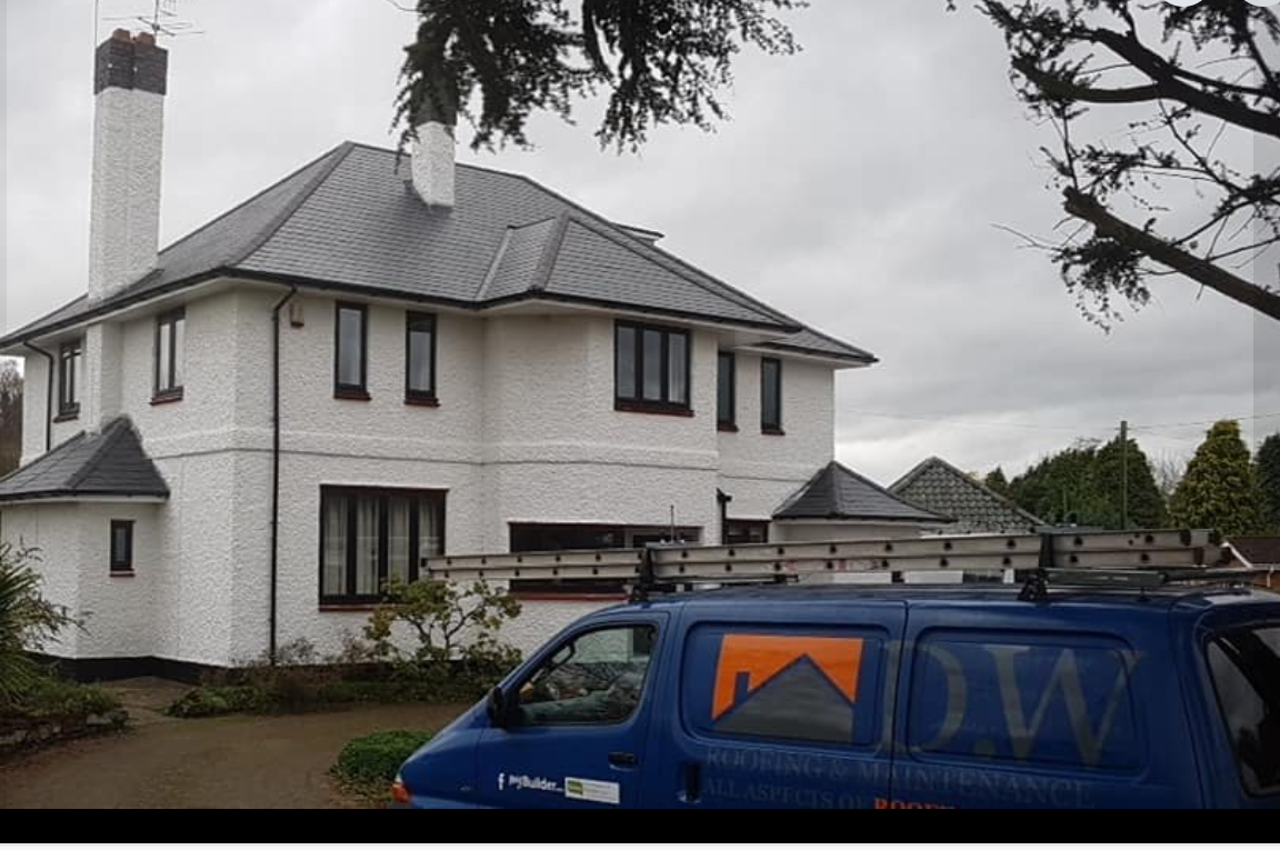 Slate roof restoration